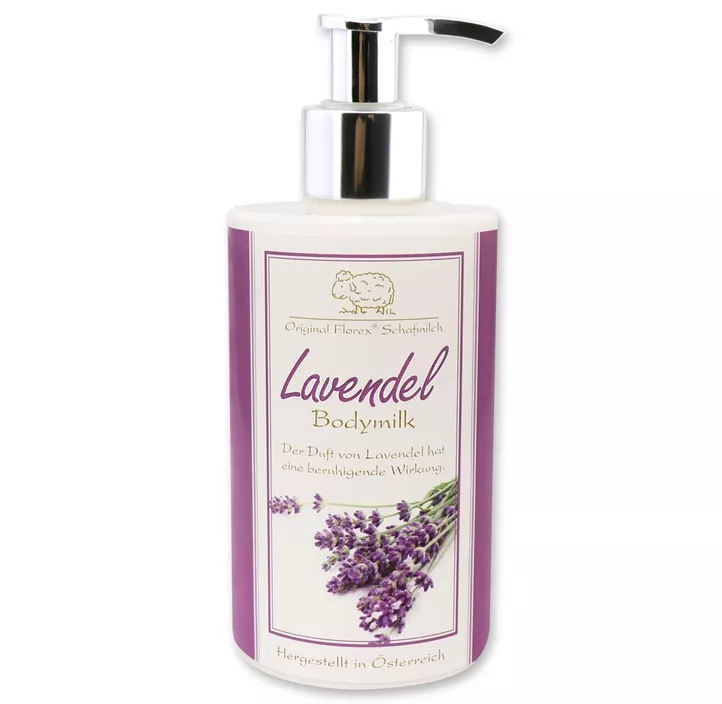 Bodymilk Lavendel in Zylinderflasche