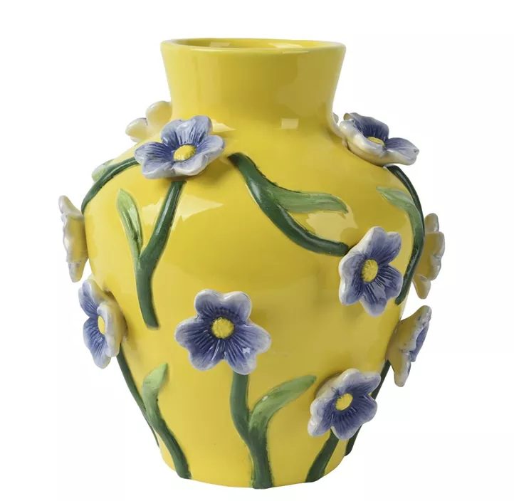 Vase lila Blüten