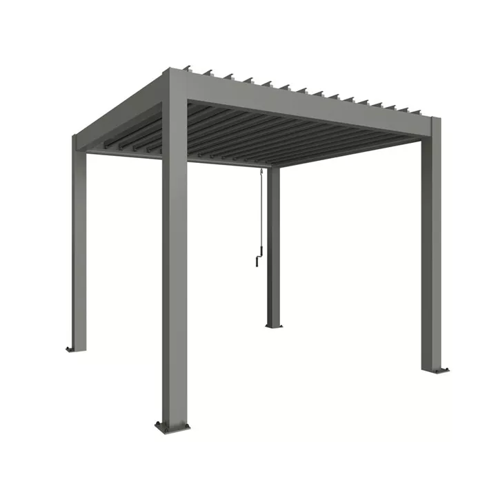 Pergola Gr. 3 x 3 quarzgrau