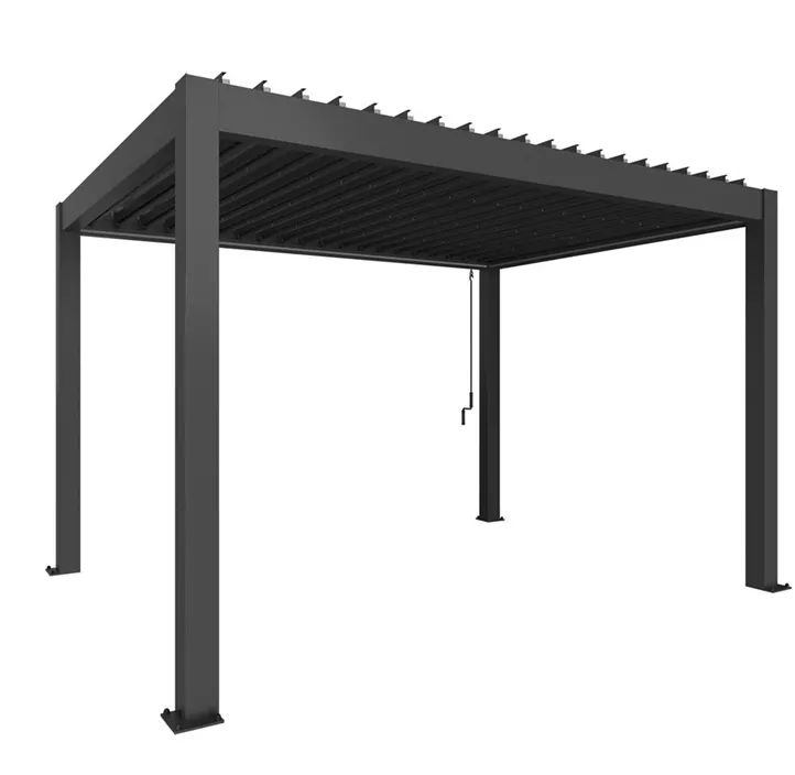 Pergola 4 x 3 dunkelgrau