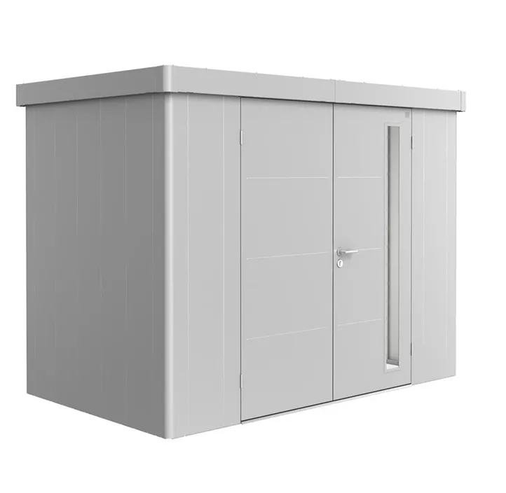 Gerätehaus Neo 1C Doppeltür,silber