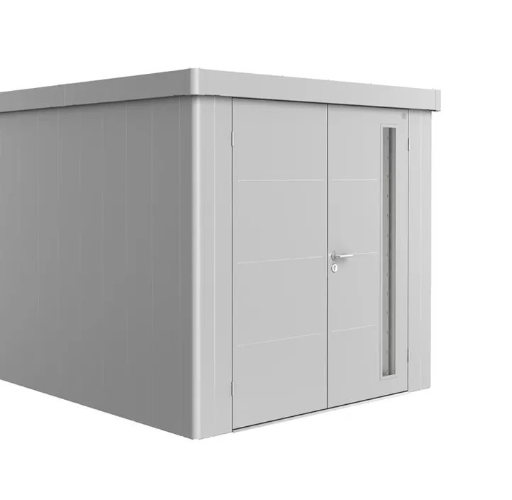 Gerätehaus Neo 3B Doppeltür,silber