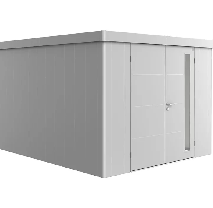 Gerätehaus Neo 4C Doppeltür,silber