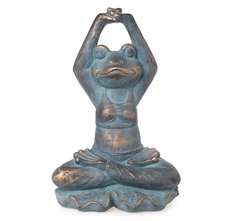 Yoga Frosch sitzend