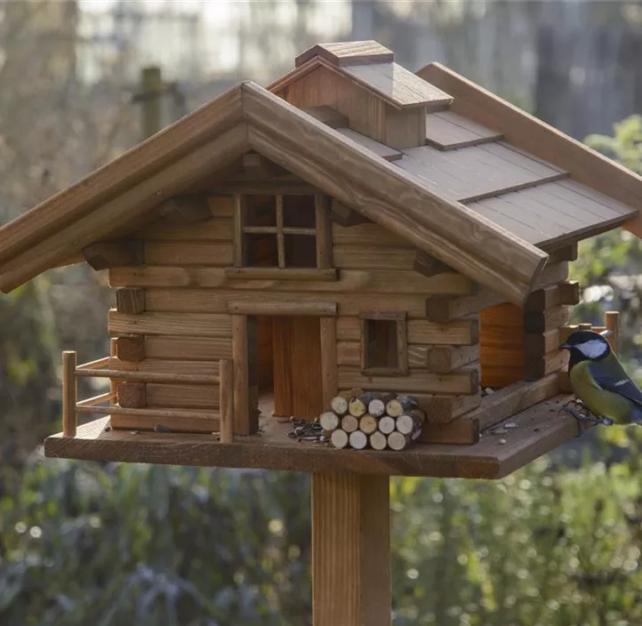 Vogelhaus Almhütte inkl. Ständer