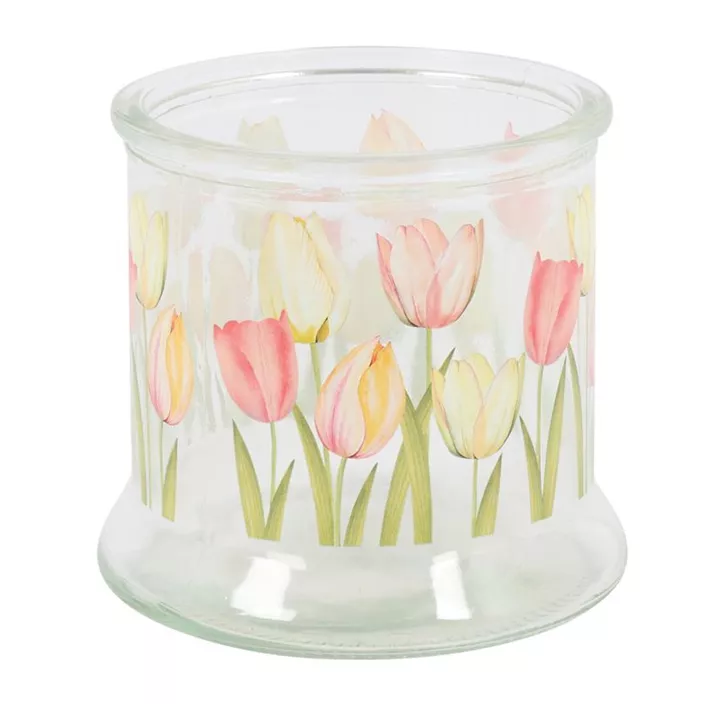 Teelichthalter Tulpe transparent (Shop)