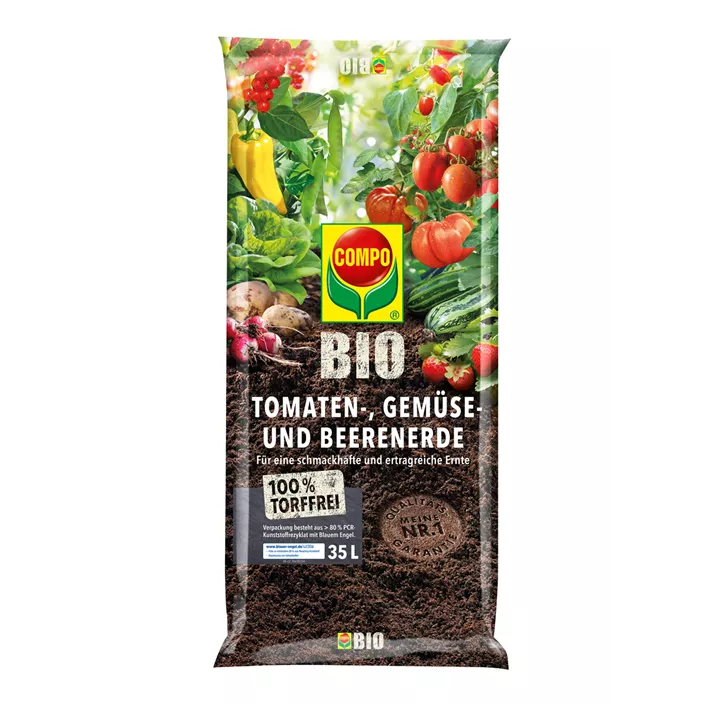 COMPO BIO Tomaten-, Gemüse- und Beerenerde torffrei