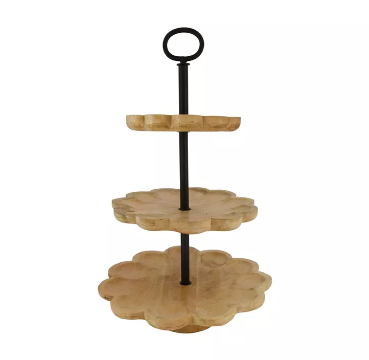 Etagere mit Mangoholz