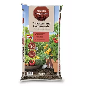 Tomaten- und Gemüseerde