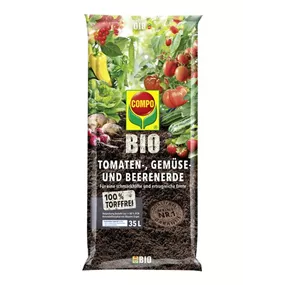 COMPO BIO Tomaten-, Gemüse- und Beerenerde torffrei