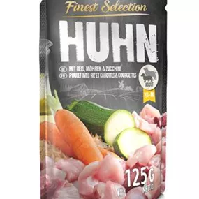 Frischebeutel Huhn Reis Zucchini Möhren