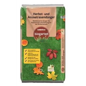 Rasendünger Herbst und Ansaat