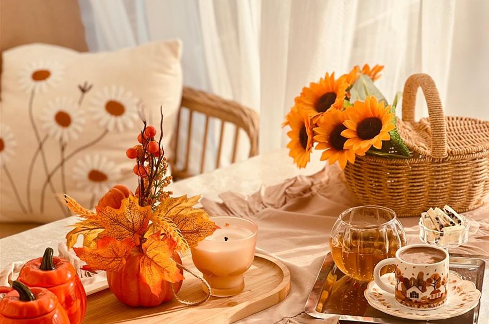 Gemütlichkeit und Wohngefühl im Herbst Gemütlichkeit und Wohngefühl im Herbst